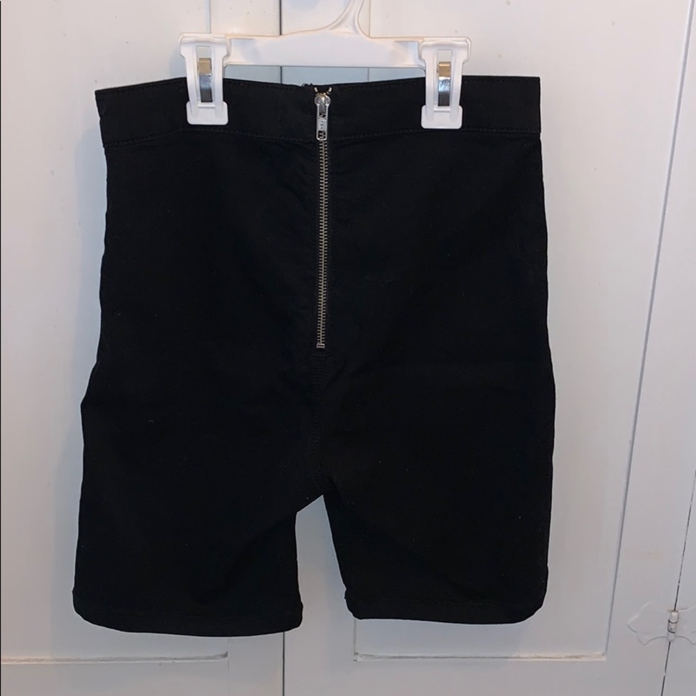 Black Bermuda shorts